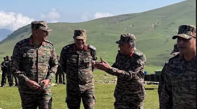 Northern Army Commander Reviews South Kashmir Security, Directs Troops to Remain Mission-Ready