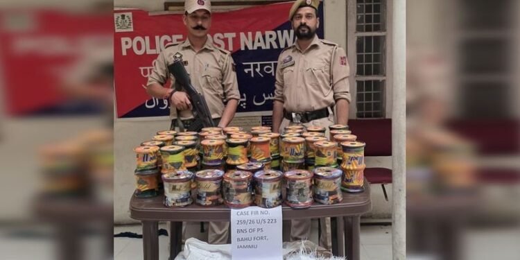 J&K Police Crack Down on Banned Chinese Manjha; Juvenile Among Four Held