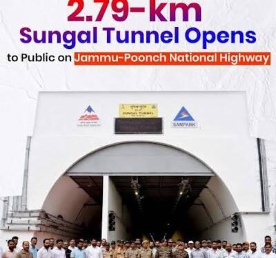 BRO Opens 2.79-Km Strategic Tunnel Near LoC, Cuts Jammu–Poonch Travel by 12 Km