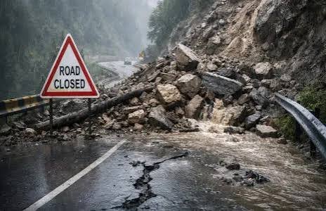 🌧️ 102 ROADS SHUT IN HIMACHAL AS HEAVY RAINS CONTINUE — WET SPELL TILL SEPTEMBER 9