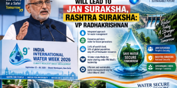 WATER SECURITY WILL LEAD TO JAN SURAKSHA, RASHTRA SURAKSHA: VP RADHAKRISHNAN