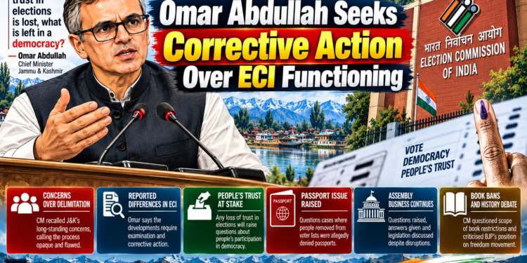 Omar Abdullah Seeks Corrective Action Over ECI Functioning