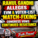 Rahul Gandhi Alleges “Match-Fixing” in EVMs, Voter Lists; Congress Vows Continued Resistance