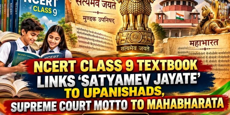 NCERT Class 9 Textbook Links ‘Satyamev Jayate’ to Upanishads, Supreme Court Motto to Mahabharata