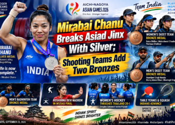 Mirabai Chanu Breaks Asiad Jinx With Silver; Shooting Teams Add Two Bronzes