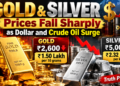 Gold & Silver Prices Fall Sharply as Dollar and Crude Oil Surge