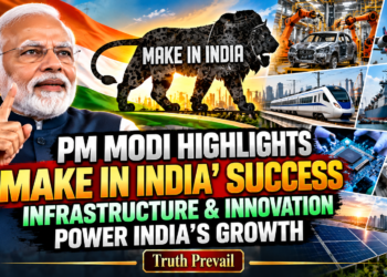 PM MODI HIGHLIGHTS ‘MAKE IN INDIA’ SUCCESS | INFRASTRUCTURE & INNOVATION POWER INDIA’S GROWTH
