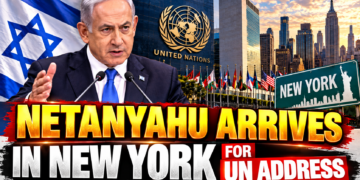 Netanyahu arrives in New York  to address UN, other Mideast developments