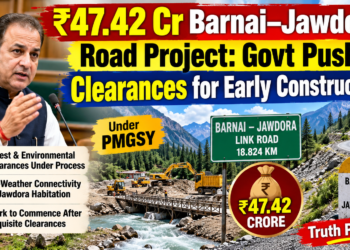 ₹47.42 Cr Barnai–Jawdora Road Project: Govt Pushes Clearances for Early Construction