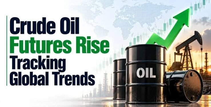 š¢ļø CRUDE OIL PRICES SURGE AS GLOBAL BENCHMARKS CLIMB ā MCX FUTURES RISE 1.35% TO ā¹9,840 PER BARREL