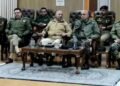 DGP NALIN PRABHAT & GOC XV CORPS REVIEW SECURITY OPERATIONS IN SOUTH KASHMIR