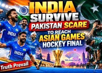 India Survive Pakistan Scare to Reach Asian Games Hockey Final