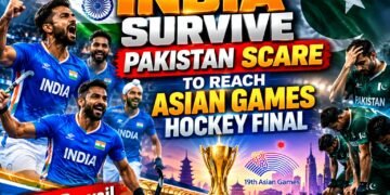 India Survive Pakistan Scare to Reach Asian Games Hockey Final