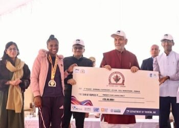 KASHMIR’S NEXT BIG SPORTING DREAM: LG MANOJ SINHA SAYS J&K CAN PRODUCE NATIONAL AND INTERNATIONAL MARATHON CHAMPIONS!