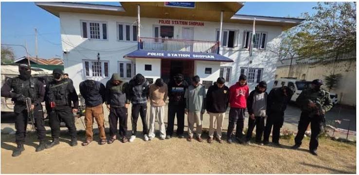 10 TERROR ASSOCIATES ARRESTED IN SHOPIAN OVER ALLEGED TERROR-FINANCING NETWORK