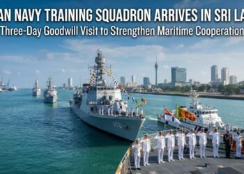 Indian Navy Training Squadron Arrives in Sri Lanka for Three-Day Goodwill Visit