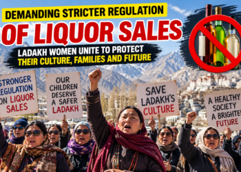 LADAKH WOMEN’S ANTI-LIQUOR MOVEMENT SCORES MAJOR BREAKTHROUGH — PROTEST SUSPENDED FOR ONE WEEK AFTER ADMINISTRATION’S ASSURANCE