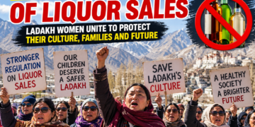 LADAKH WOMEN’S ANTI-LIQUOR MOVEMENT SCORES MAJOR BREAKTHROUGH — PROTEST SUSPENDED FOR ONE WEEK AFTER ADMINISTRATION’S ASSURANCE